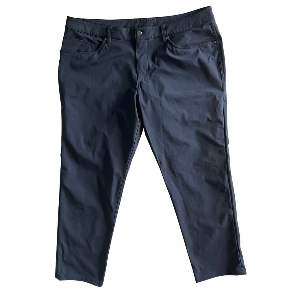 Lululemon ABC Slim Fit Pants Men’s Size 38 Black Elastomultiester Stretch